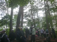 山頂でしばらく休憩