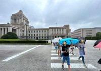 この時、雨は小振りでしたが・・・